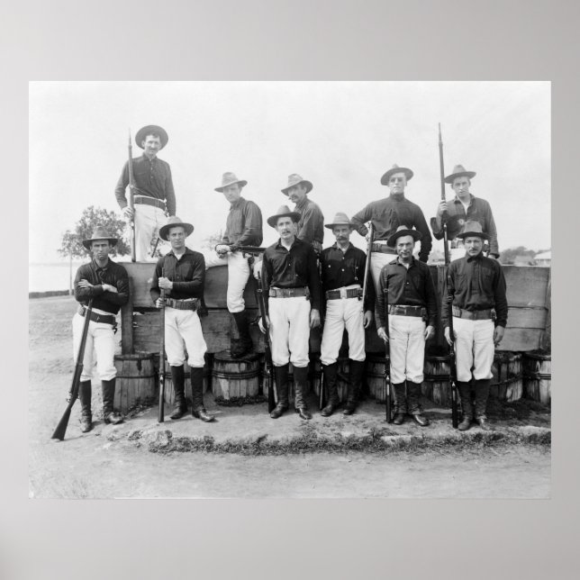 Poster Guards avant-poste, Cavite, Philippines : 1899 (Devant)