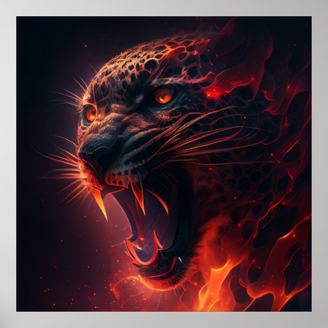 Poster Guépard (Devant)