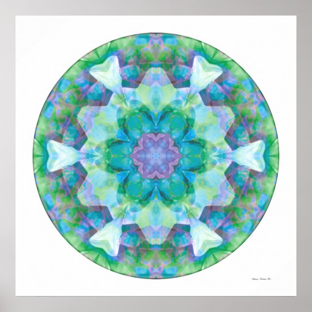 Poster Guérison Mandala 10 (Devant)