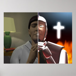 Poster Guerrier de prière