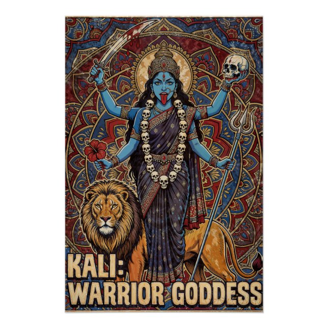 Poster Guerrier Kali (Devant)