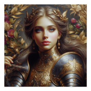 Poster Guerrier médiéval