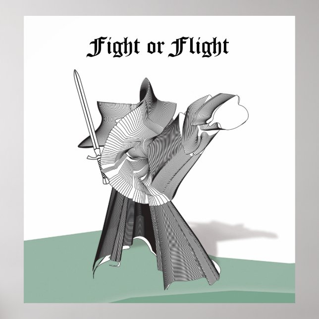 Poster Guerrier numérique (Devant)