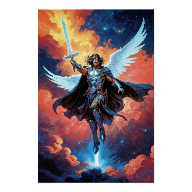 Poster Guerrier Skywarden Archange Michel (Devant)