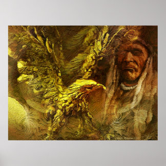 Poster Guerrier solitaire II