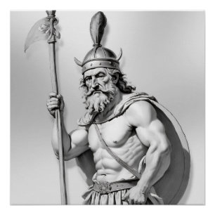 Poster Guerrier viking.