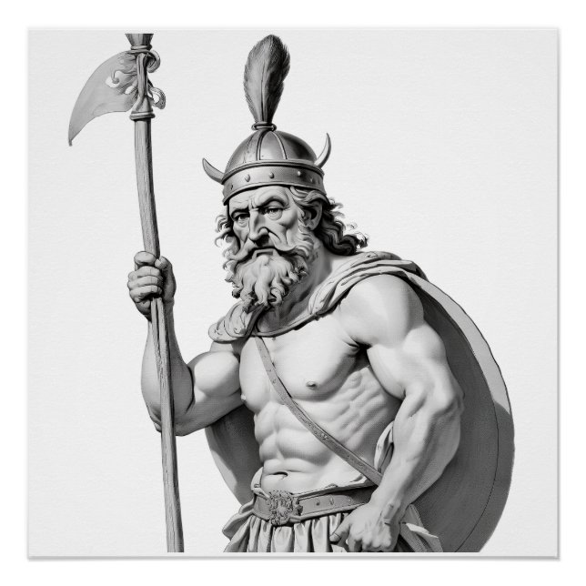 Poster Guerrier viking.  (Devant)