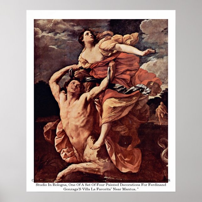 Poster Guido Reni, Enlèvement De De'Ianeira 1620-21 Louvr (Devant)