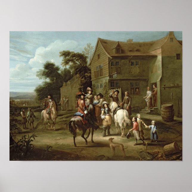 Poster Guillaume d'Orange avec les chasseurs (Devant)