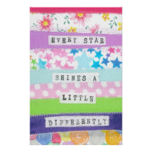 Guillemets inspirants - Chaque étoile brille