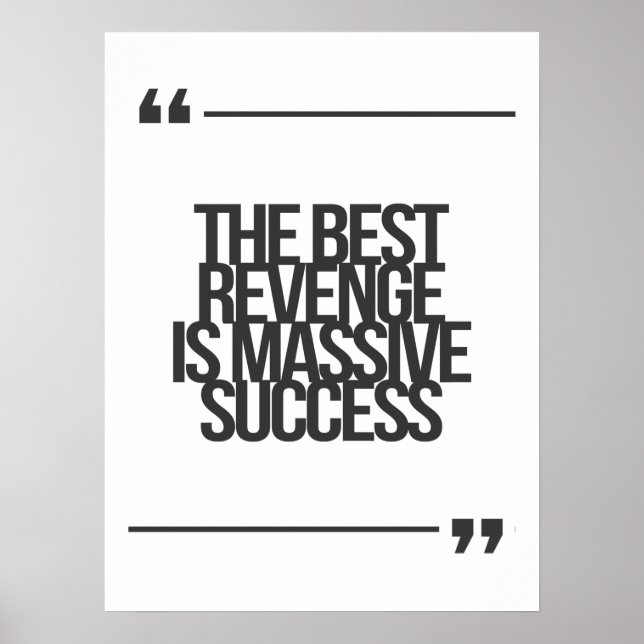 Poster Guillemets inspirants et motivants (Devant)
