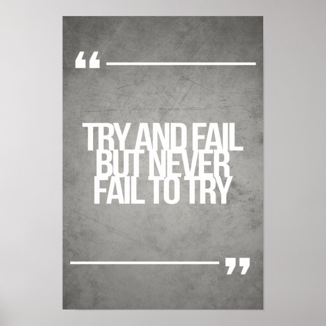 Poster Guillemets inspirants et motivants (Devant)