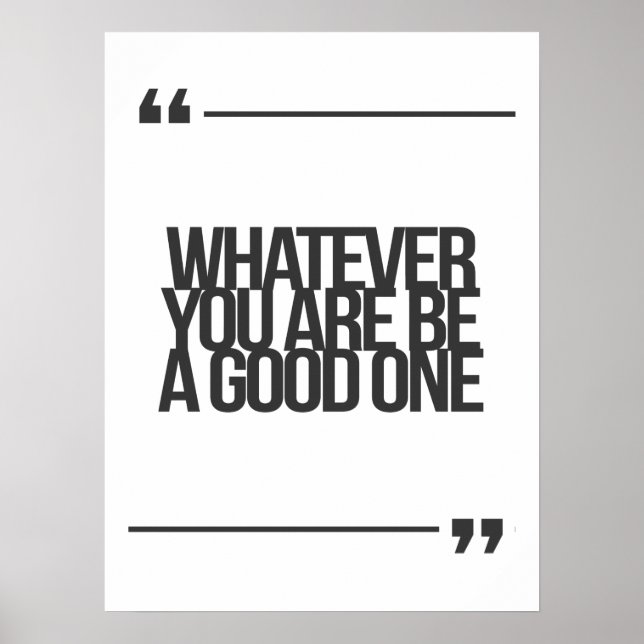 Poster Guillemets inspirants et motivants (Devant)