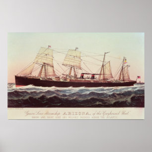 Poster Guion Line Steamship Arizona