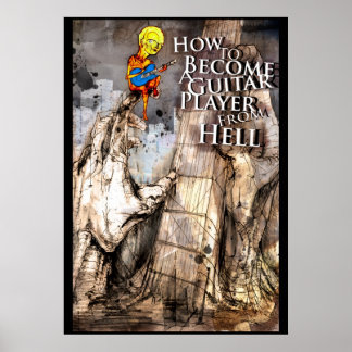 Poster GUITAR HELL print