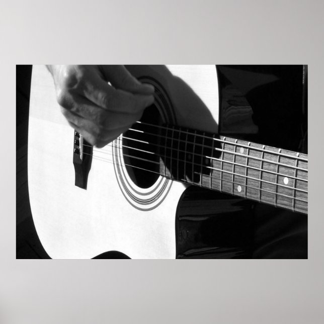 Poster Guitare acoustique (Devant)