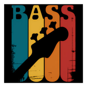 Poster Guitare basse