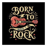Guitare électrique née pour le rock