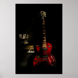 Poster Guitare et Amp