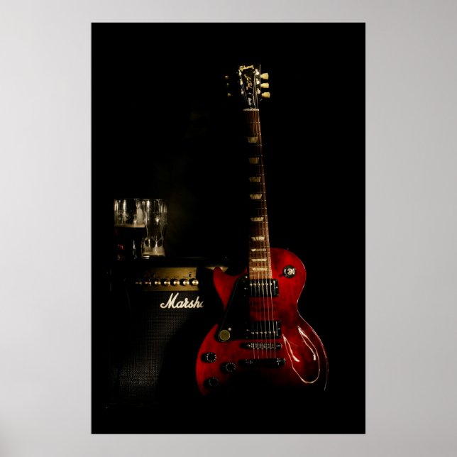 Poster Guitare et Amp (Devant)