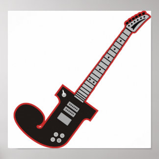 Poster Guitare J