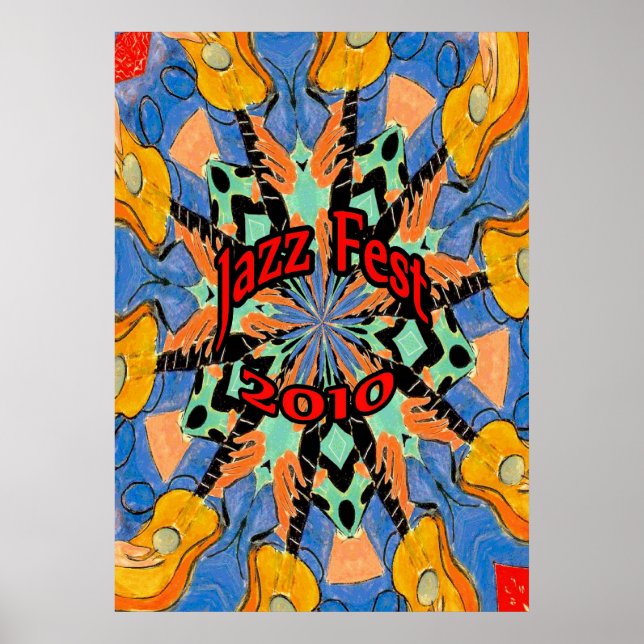 Poster Guitares Jazz Fest (Devant)