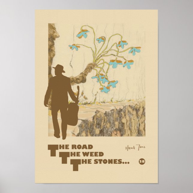 poster guitariste (design no 28) (Devant)