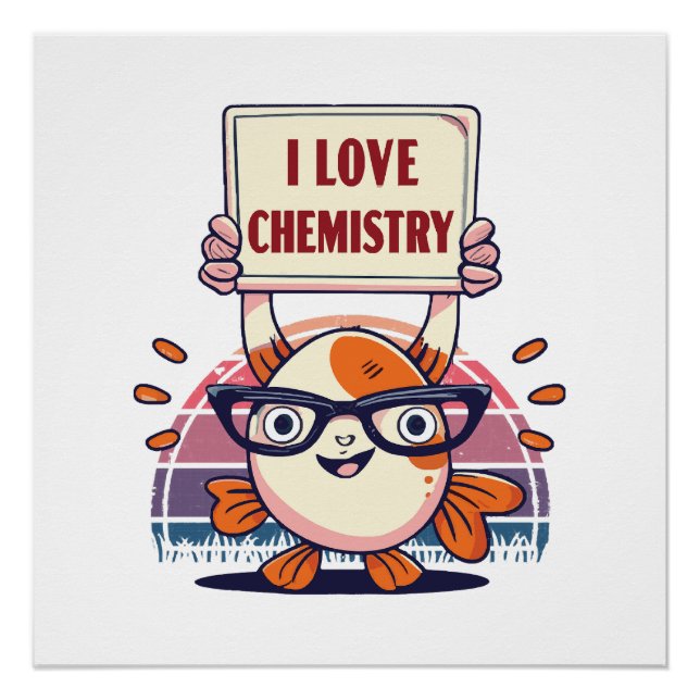Poster Guppies et chimie d'amour (Devant)