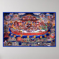 Poster Guru Rinpoche - Zangdokpalri