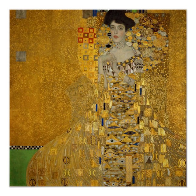 Poster Gustav Klimt - Adele Bloch-Bauer I (Devant)