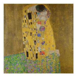 Poster Gustav Klimt Le Baiser