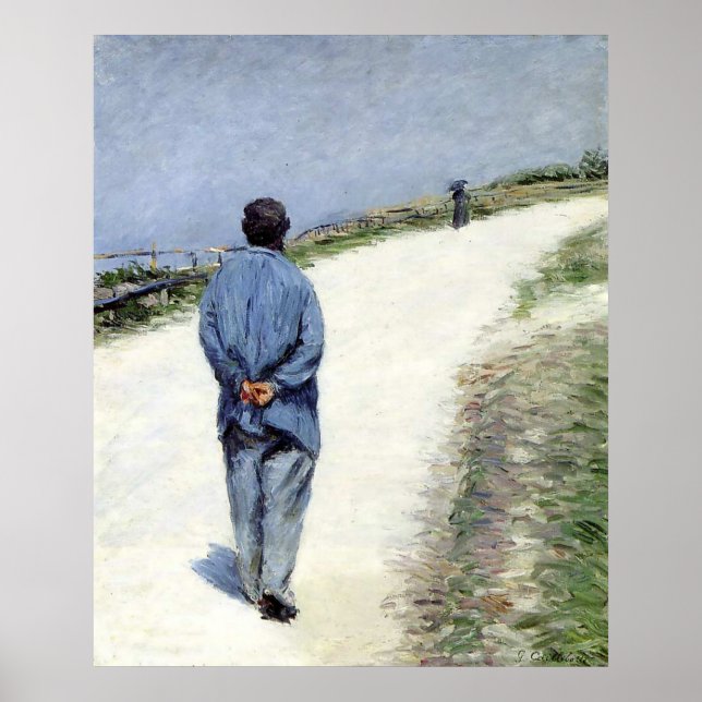 Poster Gustave Caillebotte (Devant)