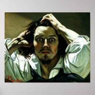 Poster Gustave Courbet - The Desperate Man