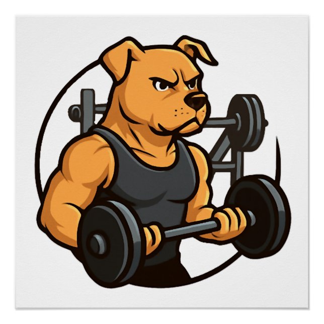 Poster Gym Alpha Dog  Puissance Déchaînée (Devant)