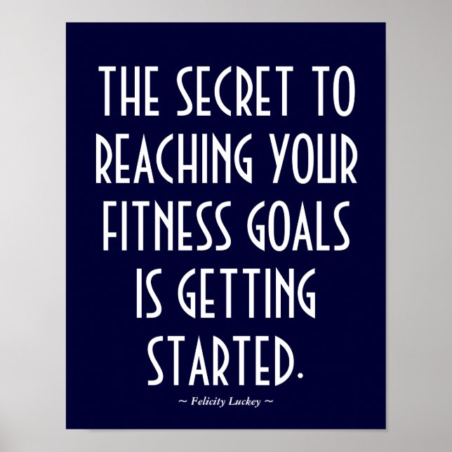 Poster Gym personnalisable 43 (Devant)