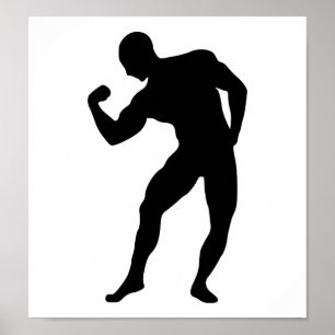 Poster Gymnase de culturisme