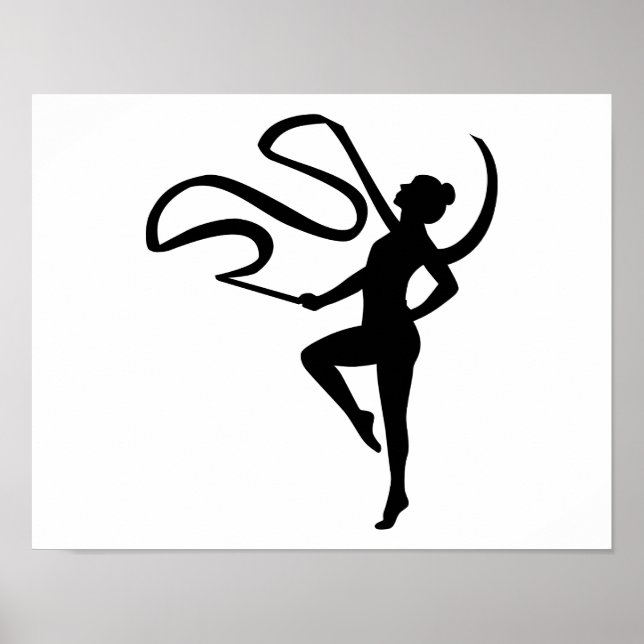 Poster Gymnastics girl (Devant)