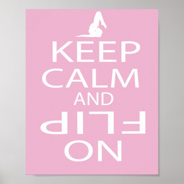 Poster GYMNASTICS personnalisé (Devant)