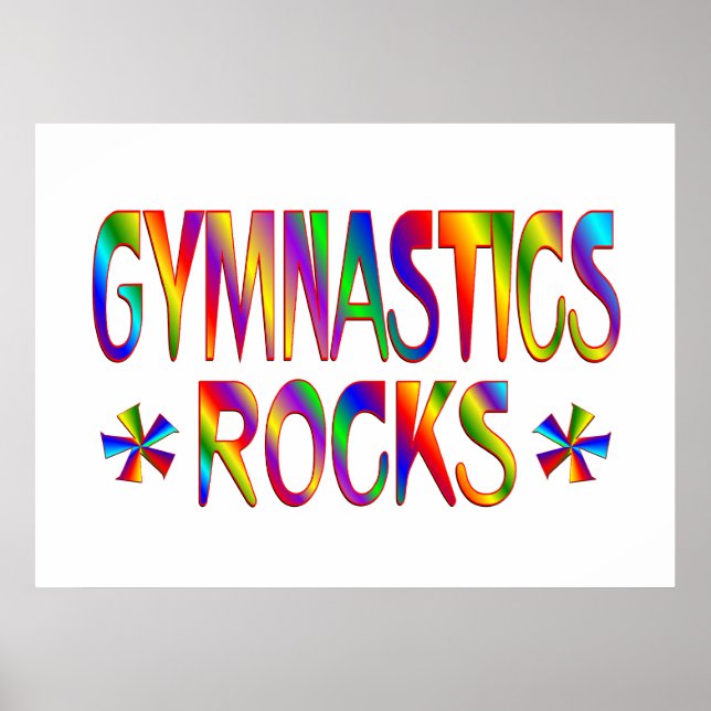 POSTER GYMNASTICS ROCKS (Devant)