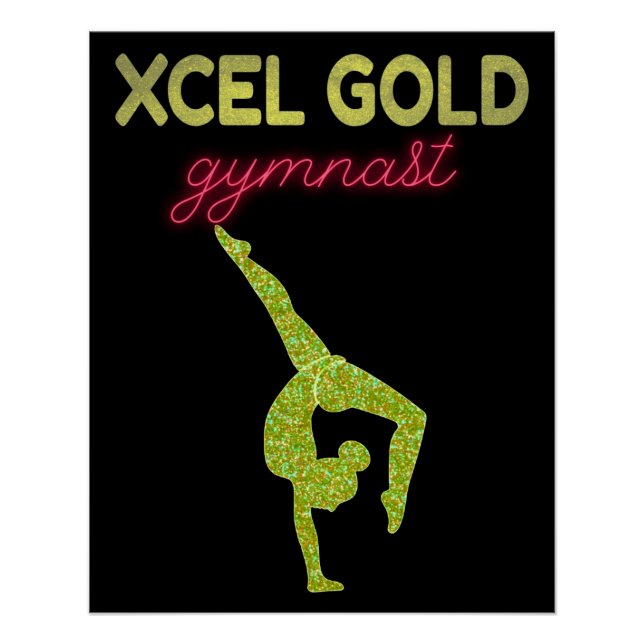 Poster Gymnastique Xcel Gold (Devant)