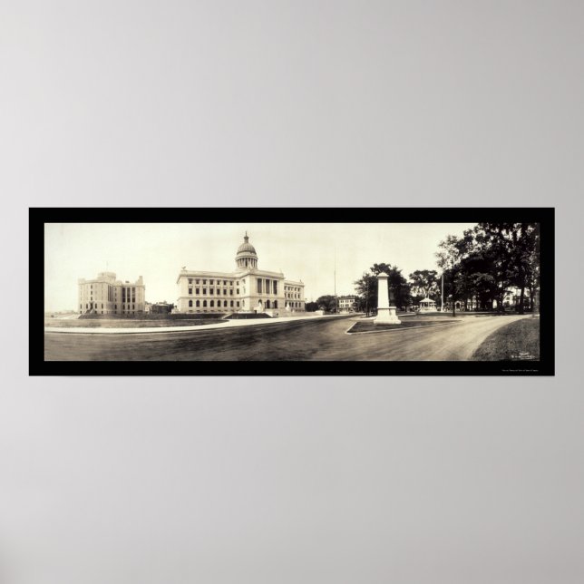 Poster Hackensack, NJ Court Photo 1913 (Devant)