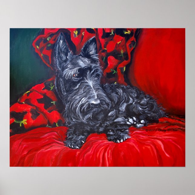 Poster Haggis the Scottish Terrier (Devant)