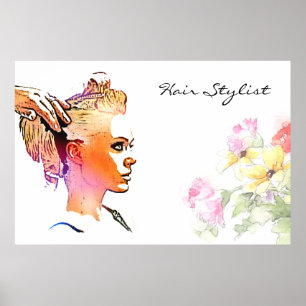 Poster Hair Stylist
