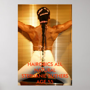 POSTER HAIROBICS TOUS LES PRODUITS NATURELS