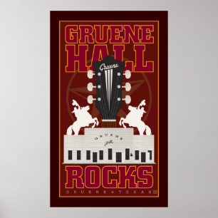Poster Hall-Affiche de Gruene