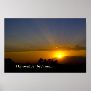 Poster Hallow Be Thame Name