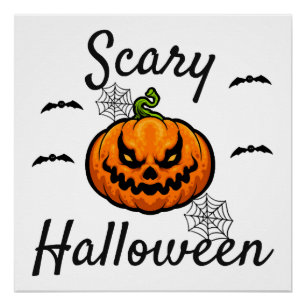 Poster Halloween effrayant