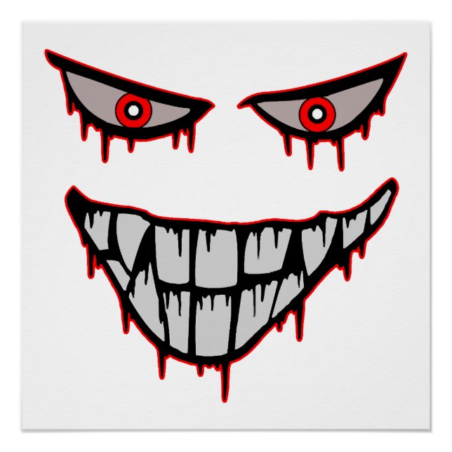 Poster Halloween - Effrayant (Devant)