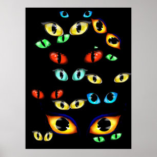 Poster Halloween Eyes