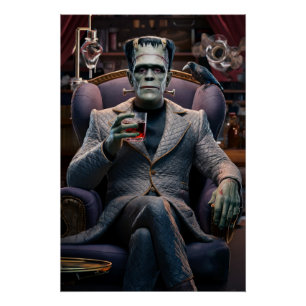 Poster Halloween Profile Pic, Frankenstein Monster